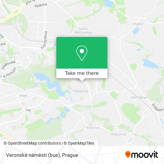 Veronské náměstí (bus) map