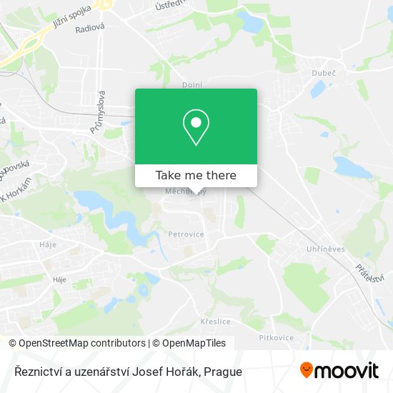 Řeznictví a uzenářství Josef Hořák map