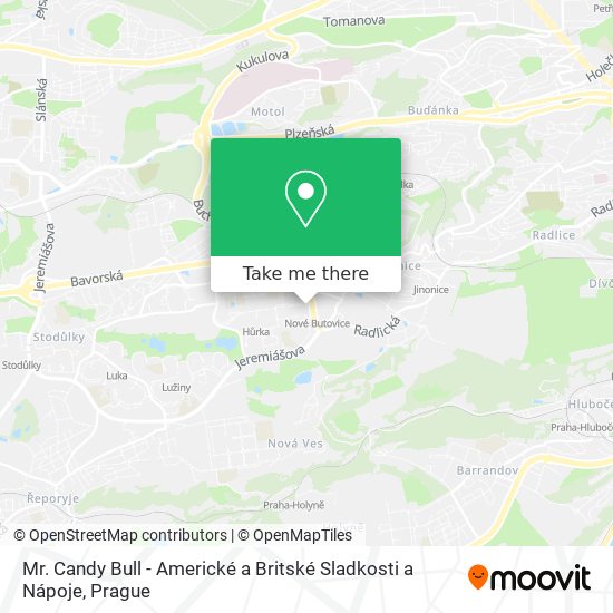 Mr. Candy Bull - Americké a Britské Sladkosti a Nápoje map