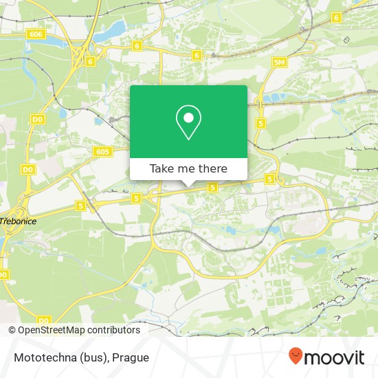 Mototechna (bus) map