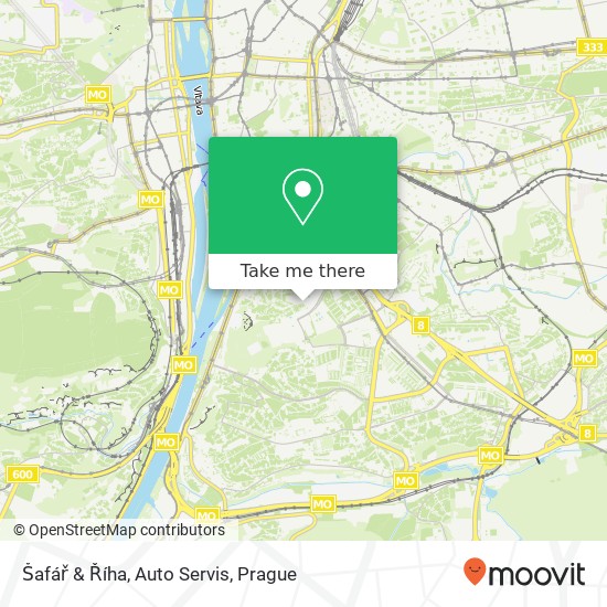 Šafář & Říha, Auto Servis map