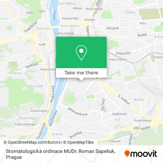 Stomatologická ordinace MUDr. Roman Sapeliuk map