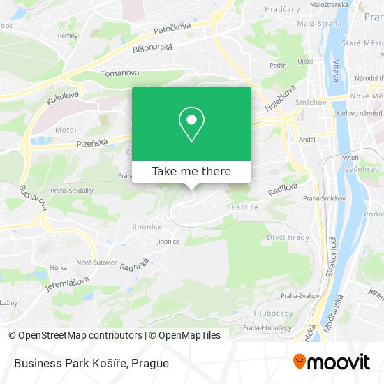 Business Park Košíře map