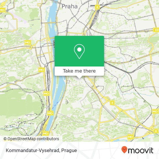 Карта Kommandatur-Vysehrad