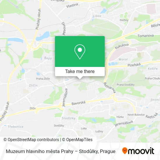 Muzeum hlavního města Prahy – Stodůlky map