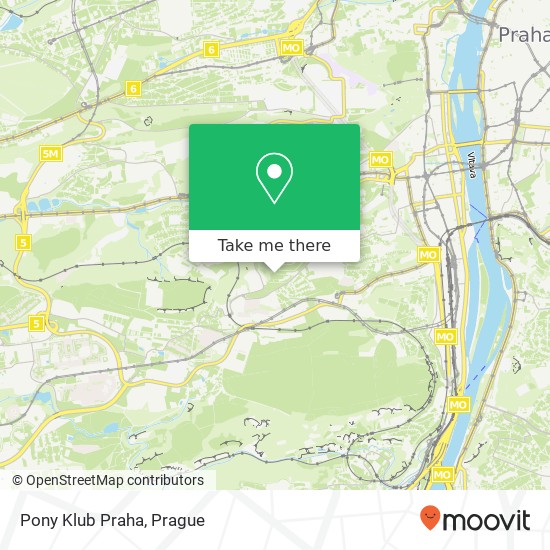 Pony Klub Praha map