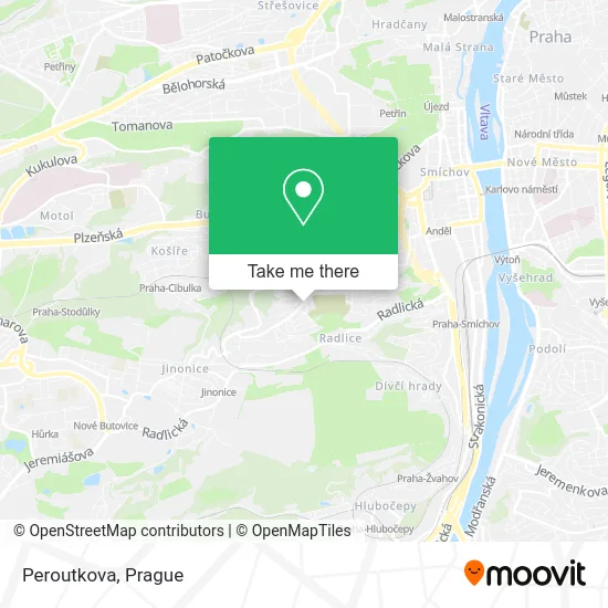 Карта Peroutkova