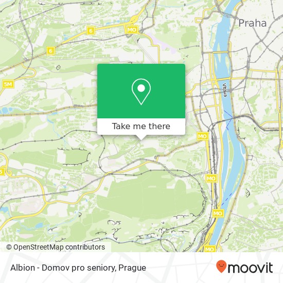 Albion - Domov pro seniory map