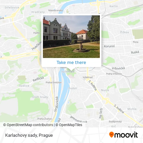 Карта Karlachovy sady