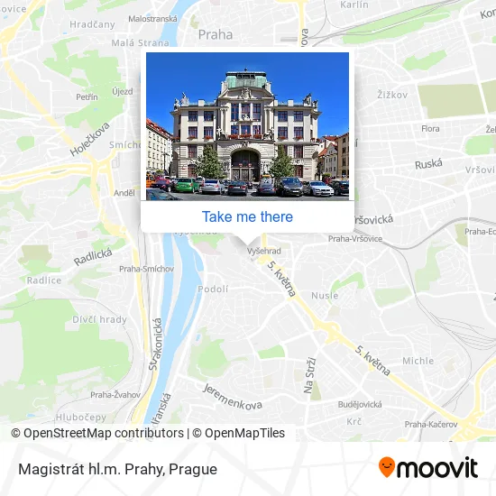 Magistrát hl.m. Prahy map