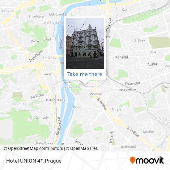 Карта Hotel UNION 4*