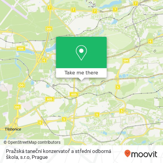 Pražská taneční konzervatoř a střední odborná škola, s.r.o map