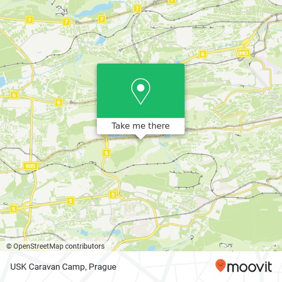 USK Caravan Camp map