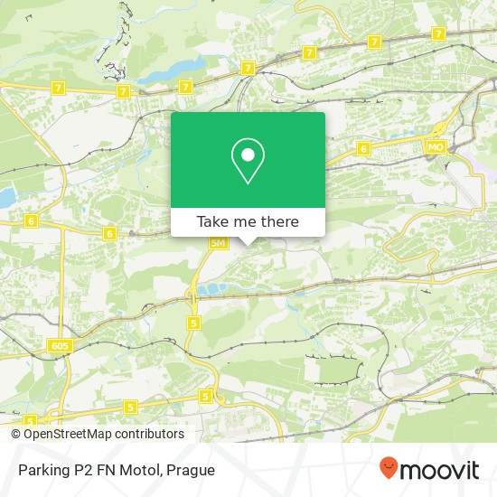 Карта Parking P2 FN Motol