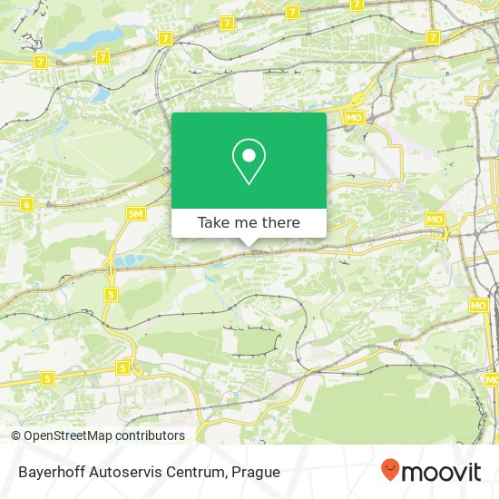 Bayerhoff Autoservis Centrum map