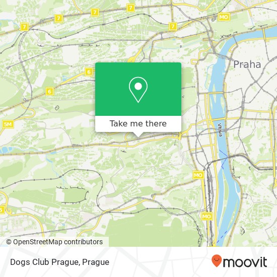 Dogs Club Prague map