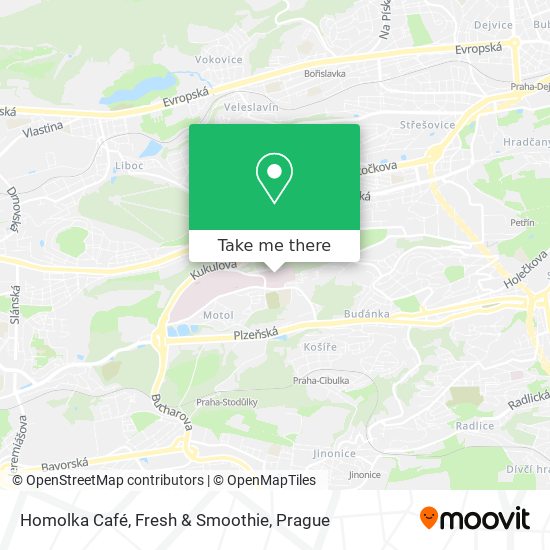 Homolka Café, Fresh & Smoothie map