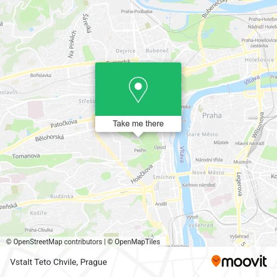 Карта Vstalt Teto Chvile