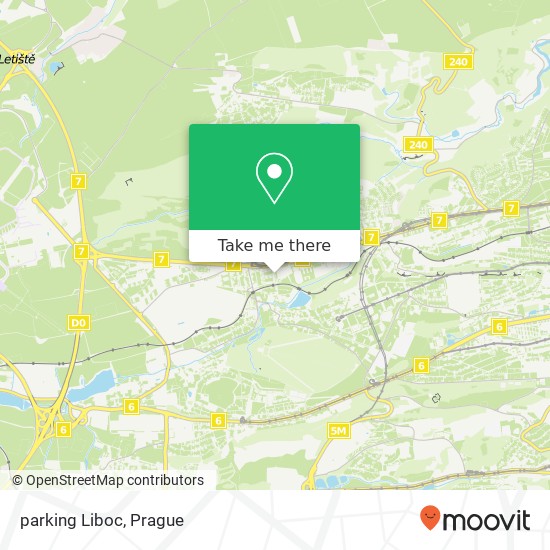 Карта parking Liboc