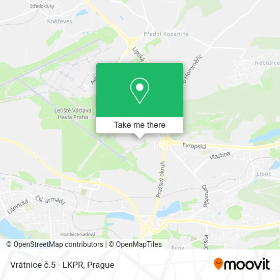 Карта Vrátnice č.5 - LKPR