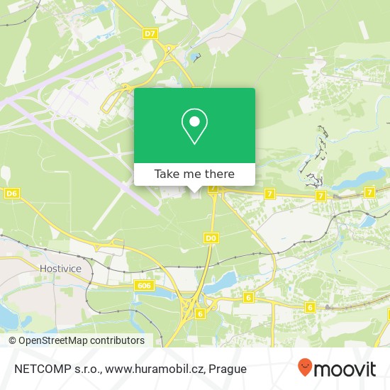 NETCOMP s.r.o., www.huramobil.cz map