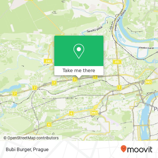 Bubi Burger map