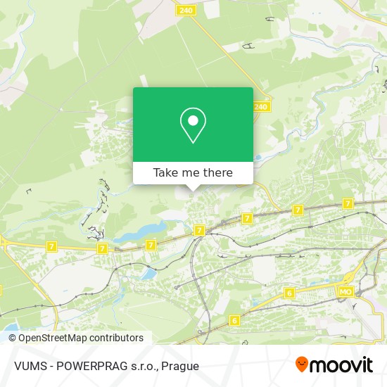 VUMS - POWERPRAG s.r.o. map