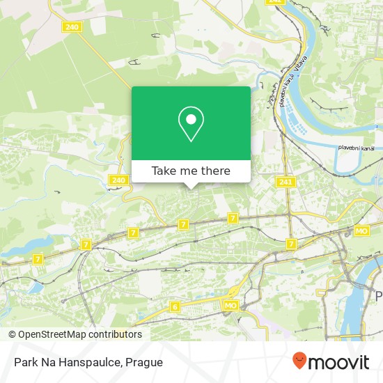 Карта Park Na Hanspaulce