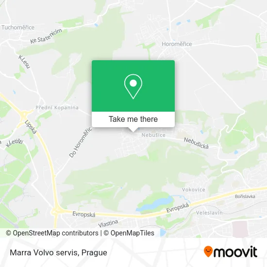 Карта Marra Volvo servis