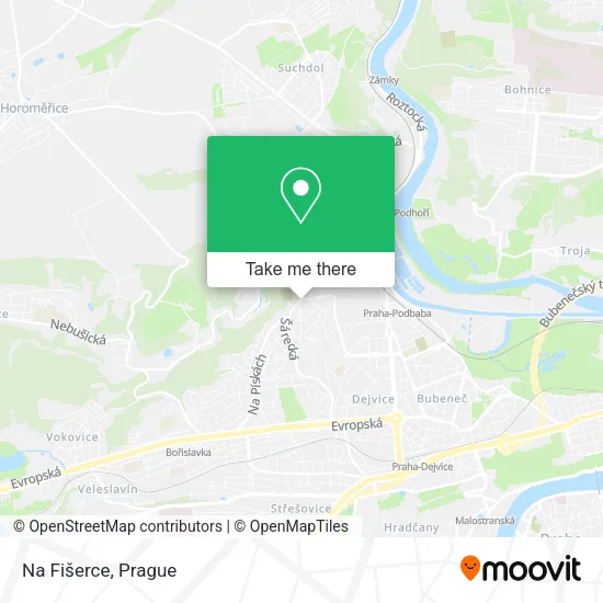 Карта Na Fišerce