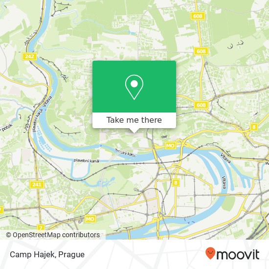 Карта Camp Hajek