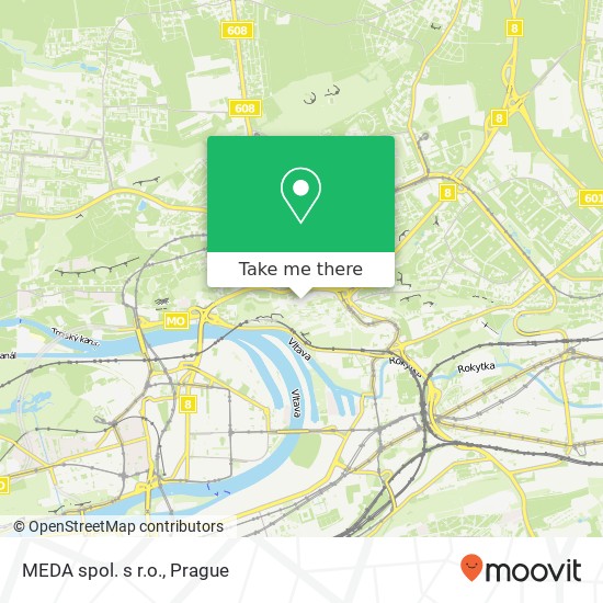 MEDA spol. s r.o. map