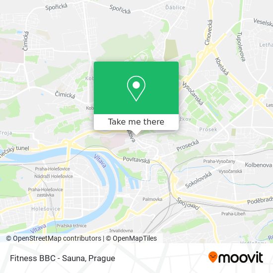 Fitness BBC - Sauna map