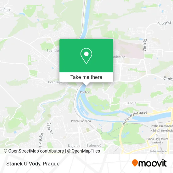 Карта Stánek U Vody