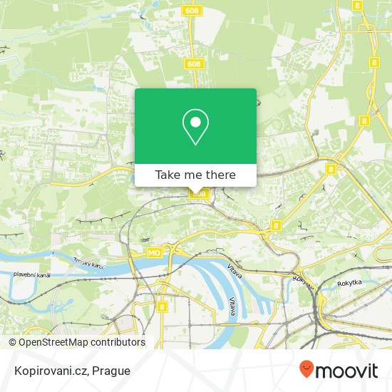 Карта Kopirovani.cz