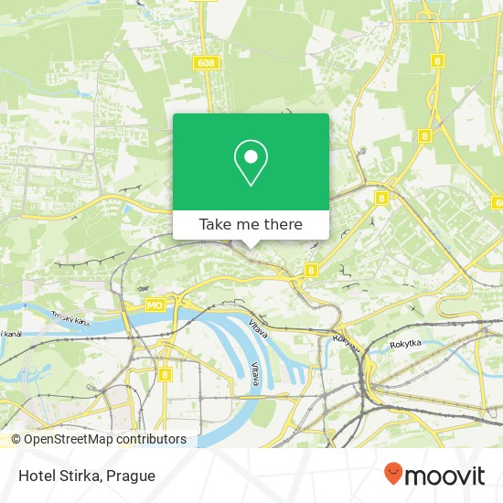 Hotel Stirka map