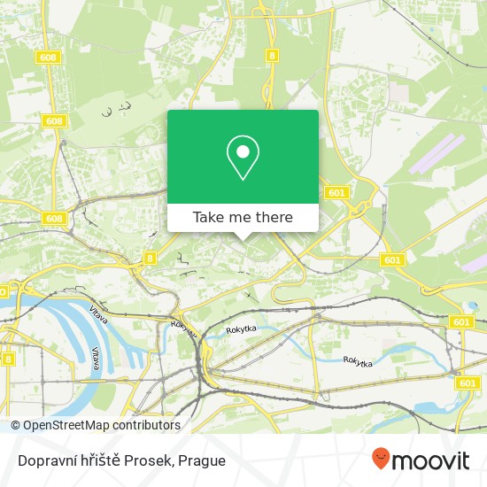 Dopravní hřiště Prosek map