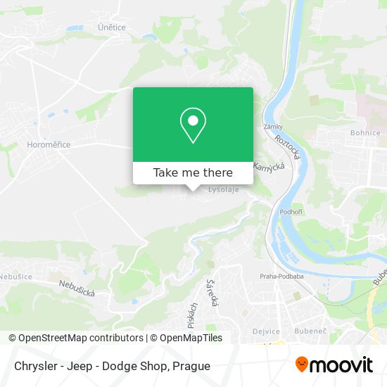 Карта Chrysler - Jeep - Dodge Shop