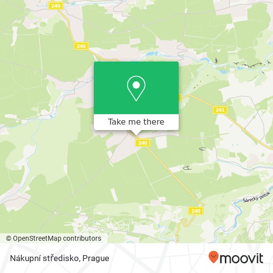 Nákupní středisko map