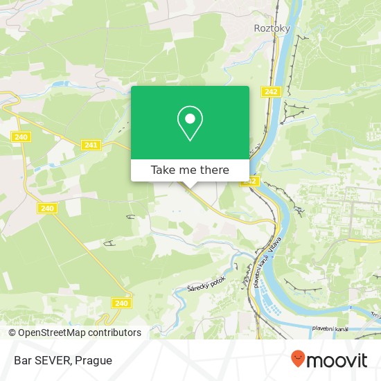Bar SEVER map