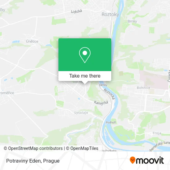 Карта Potraviny Eden
