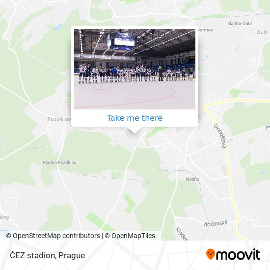 ČEZ stadion map