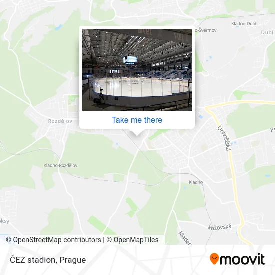 Карта ČEZ stadion