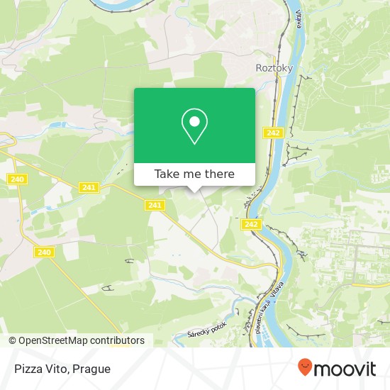 Pizza Vito map