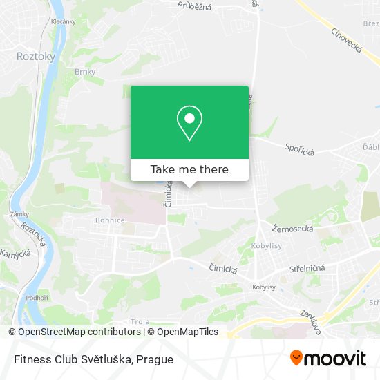 Карта Fitness Club Světluška