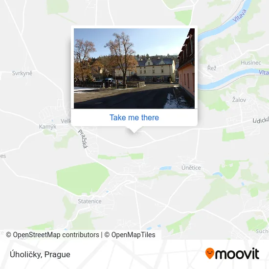 Карта Úholičky