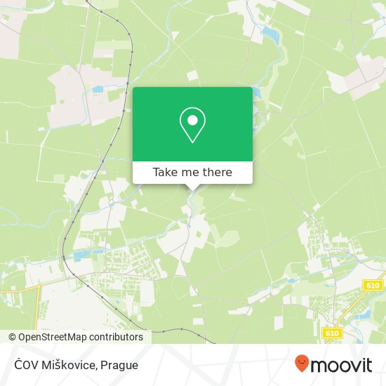 ČOV Miškovice map