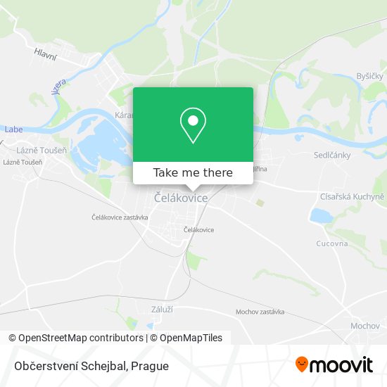 Občerstvení Schejbal map
