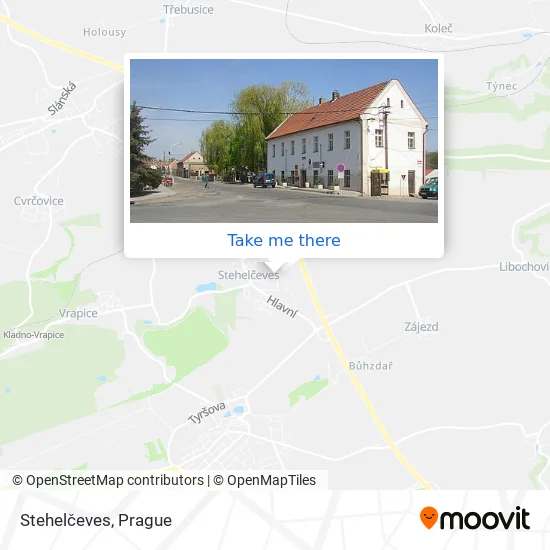 Карта Stehelčeves