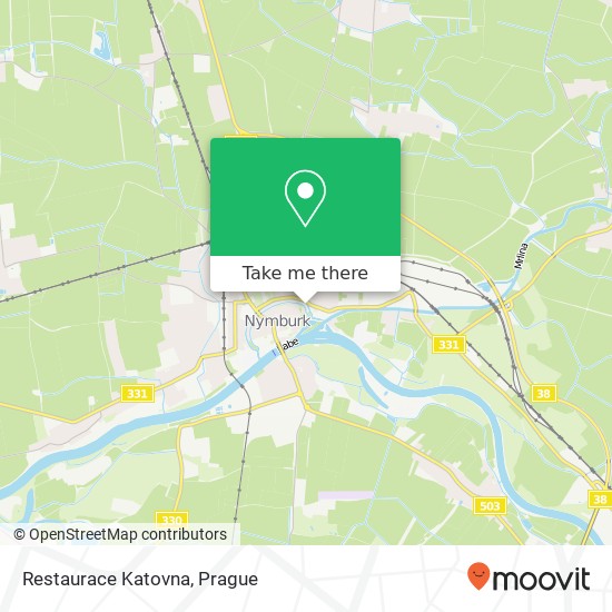 Restaurace Katovna map